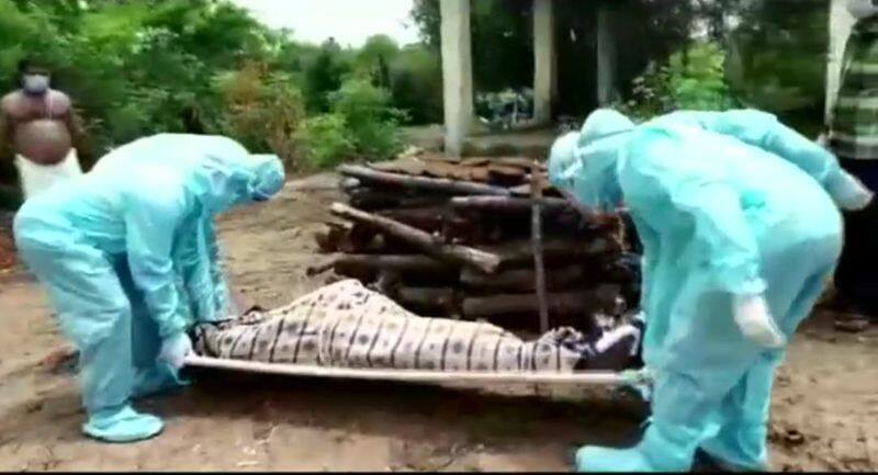 Muslim help to burry bharamin dead body at vizupuram