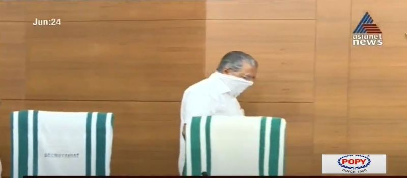 kerala cm pinarayi vijayan covid 19 press meet 24 june details