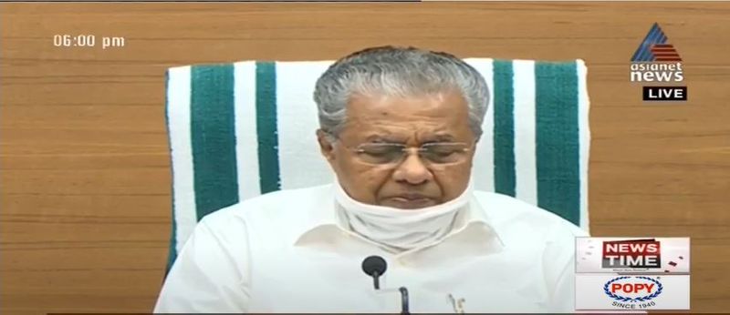 kerala cm pinarayi vijayan covid 19 press meet 24 june details