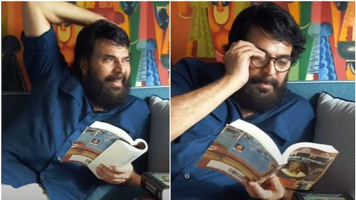 mammootty reading his favourite novel francis itty cora mammootty reading his favourite novel francis itty cora
