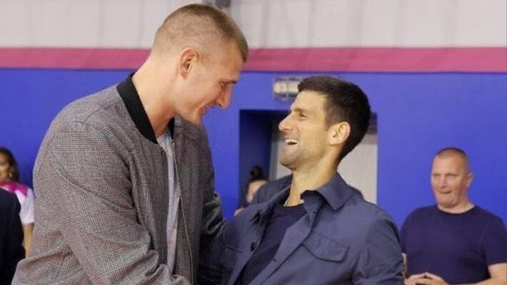 NBA star Nikola Jokic tests positive for coronavirus, days after embracing countryman Novak Djokovic NBA star Nikola Jokic tests positive for coronavirus, days after embracing countryman Novak Djokovic