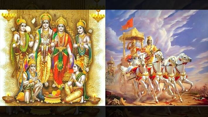These are the 4 mythological characters mentioned in the Mahabharata along with the Ramayana KPI These are the 4 mythological characters mentioned in the Mahabharata along with the Ramayana KPI