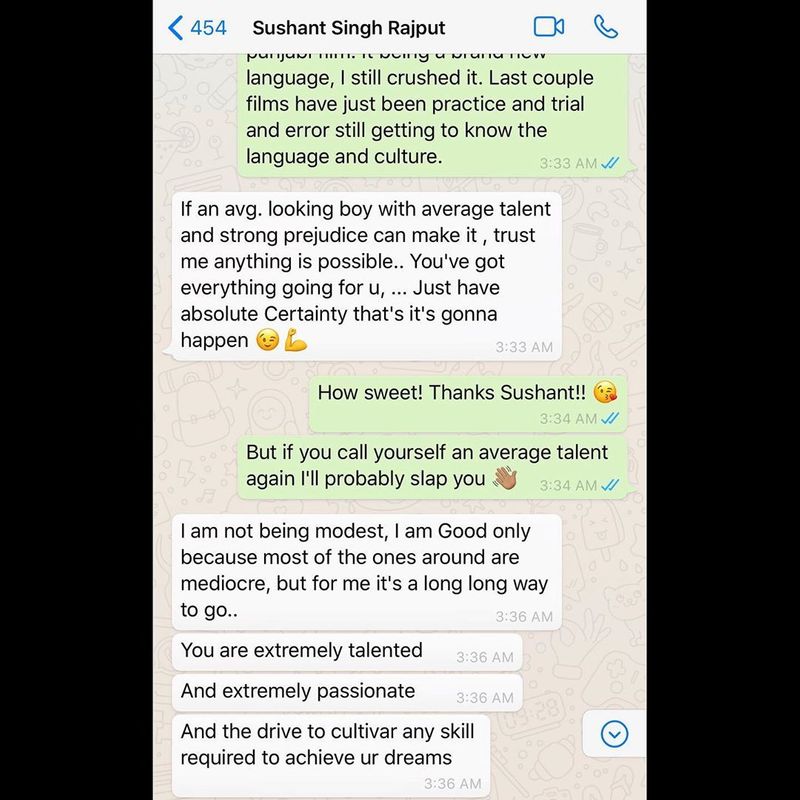 Sushant and American Dancer Private Chatting going Viral on social media