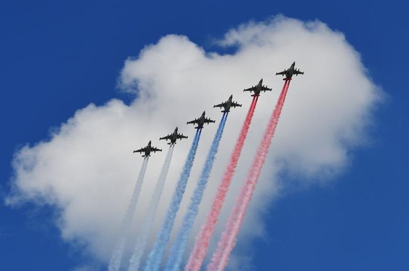 indian troops participate in victory day parade in moscow