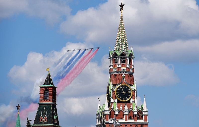 indian troops participate in victory day parade in moscow