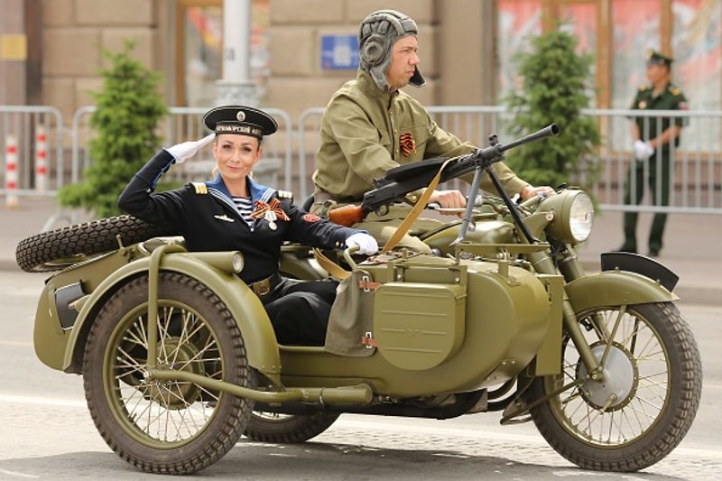 indian troops participate in victory day parade in moscow