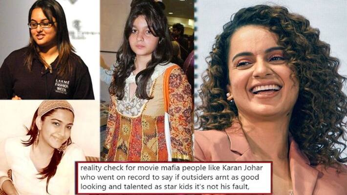Kangana Ranaut shares old photos of Alia bhatt Sonam kapoor Sonakshi sinha troll Karan Johar KPJ Kangana Ranaut shares old photos of Alia bhatt Sonam kapoor Sonakshi sinha troll Karan Johar KPJ