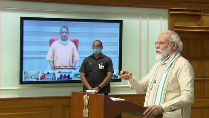 Prime Minister Narendra Modi launches Atma Nirbhar Uttar Pradesh Rojgar Abhiyan kpn Prime Minister Narendra Modi launches Atma Nirbhar Uttar Pradesh Rojgar Abhiyan kpn