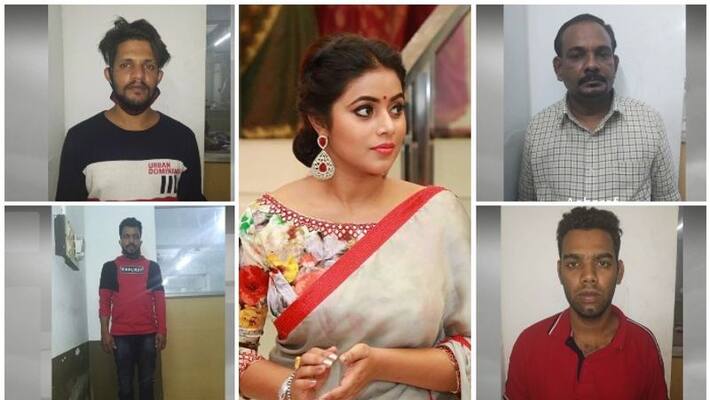 actress blackmail case 4 accused in police custody actress blackmail case 4 accused in police custody