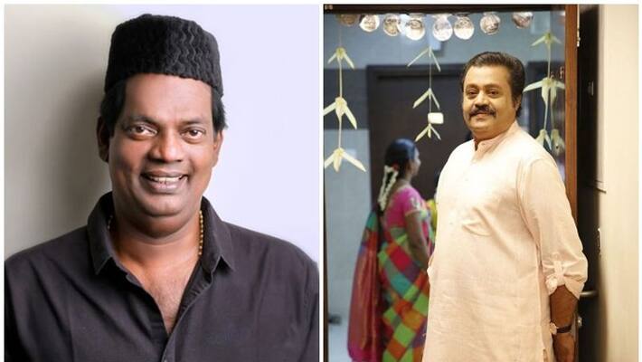 salim kumar greets suresh gopi on birthday salim kumar greets suresh gopi on birthday