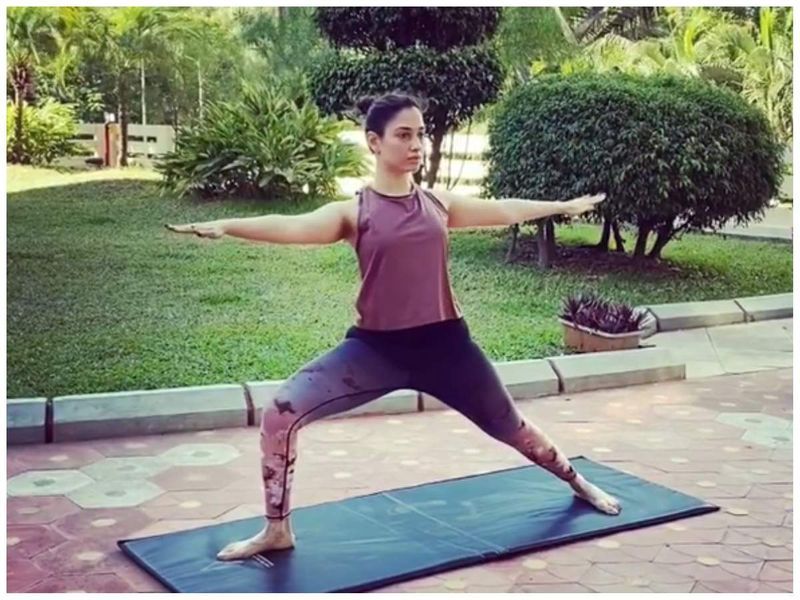 Noted actresses from South India have been practicing yoga