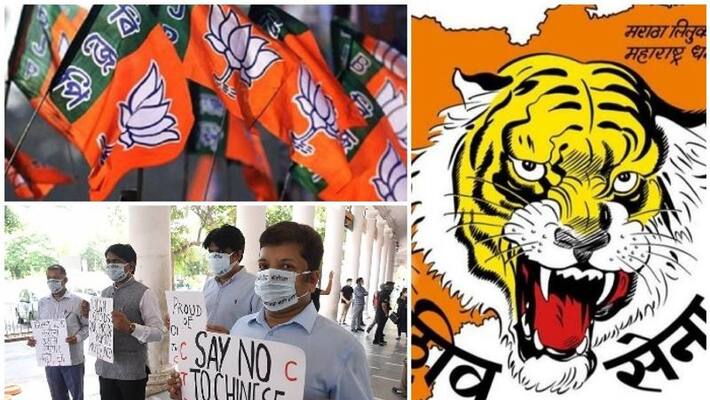 BJP can fight the Congress party anytime today fight with China says Shiv Sena in Saamana editorial BJP can fight the Congress party anytime today fight with China says Shiv Sena in Saamana editorial