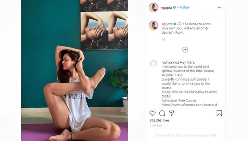 Esha Gupta's hot pic of yoga pose becomes hit on social media