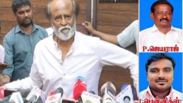 super star rajinikanth share the condolence for sathankulam jayaraj family super star rajinikanth share the condolence for sathankulam jayaraj family