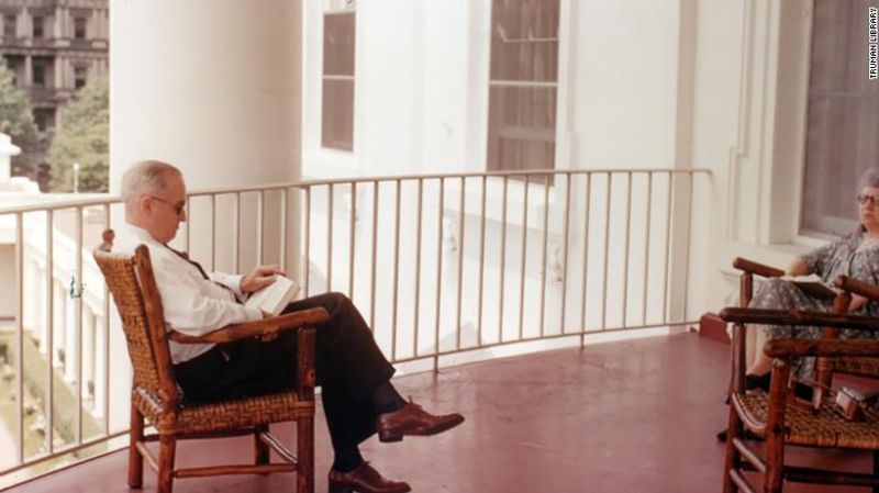 us presidents working from home photos