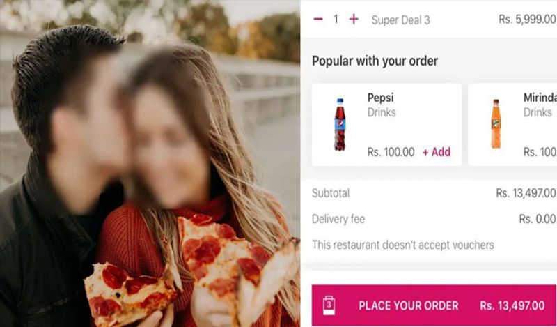 Man orders food costing Rs 13k as revenge on Ex-GF