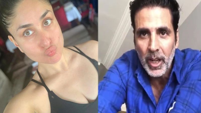 लंबे समय से घर पर रह रहे अक्षय कुमार की सफेद दाढ़ी काफी बढ़ गई है। वहीं, करीना कपूर इन दिनों ज्यादातर बिना मेकअप के ही नजर आती है। उनके चेहरे पर भी झुर्रियां दिखाई दे रही है।