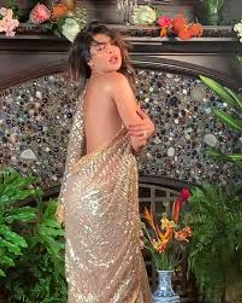 The actress uploaded several images of her desi look wearing different sarees, but her skin showed in the traditional attire and annoyed many on social media. But the designer had defended Priyanka's most talked-about look.
