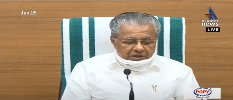 kerala cm pinarayi vijayan covid 19 press meet details