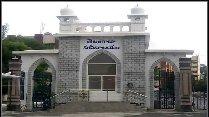 Telangana secretariat buildings 90 percent demolished Telangana secretariat buildings 90 percent demolished