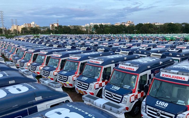CM YS Jagan to inaugurate 1068 ambulances on tomorrow