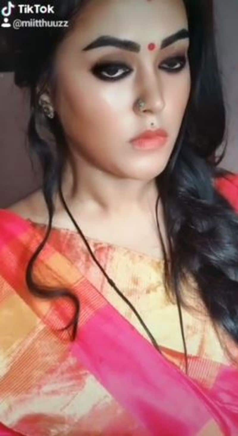 Look Likes Nayanthara Fan Girl Tik Tok Video Going Viral in Social Media