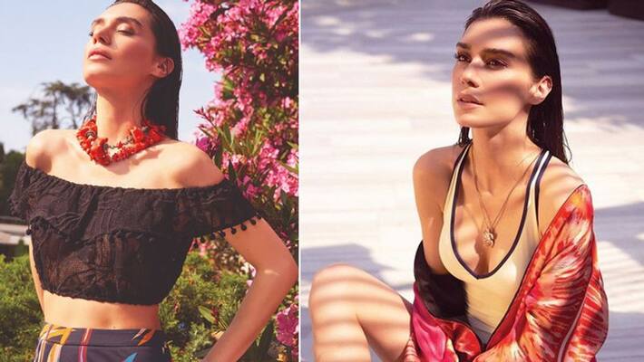 ertugrul ghazi actress Burcu Kiratli shared video in Bikini then pakistani people trolled her badly KPY ertugrul ghazi actress Burcu Kiratli shared video in Bikini then pakistani people trolled her badly KPY