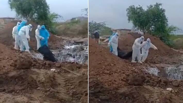 Corona virus updates bellary corona patient dead bodies Thrown in Pit video viral bjp govt jds congress karnataka news KPY Corona virus updates bellary corona patient dead bodies Thrown in Pit video viral bjp govt jds congress karnataka news KPY