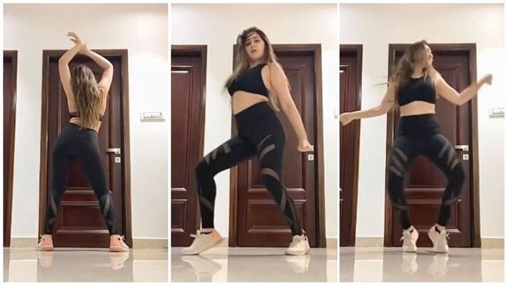 arya wife sayeesha viral dace in instagram arya wife sayeesha viral dace in instagram