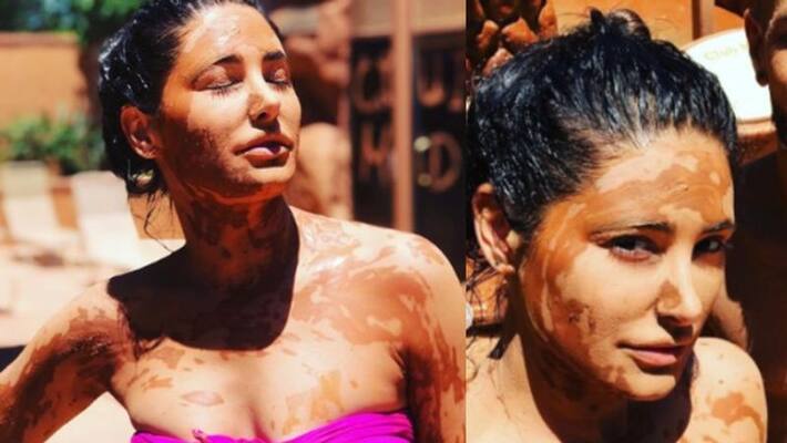 nargis fakhri shares picture of mud bath in instagram nargis fakhri shares picture of mud bath in instagram