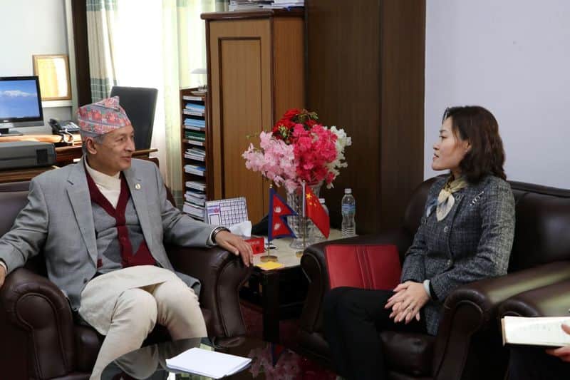 china high commissioner for Nepal involve in Nepal inertial politics to save pm Sharma oli posting