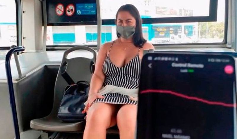 colombia police searching for adult star after making vulgar video on bus without face mask kph