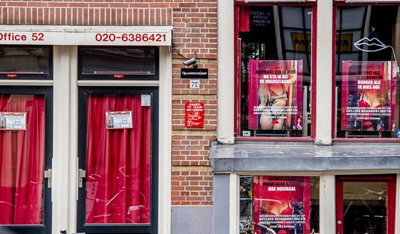 red light area opened in amsterdam during corona epidemic kph