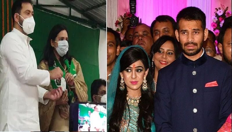Karisma cousin of Lalu family's daughter-in-law Aishwarya, joins RJD, Tej Pratap angry asa