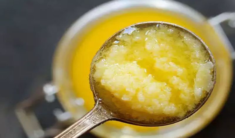 for anti aging problem keep ghee with hot water in your regular diet BRD