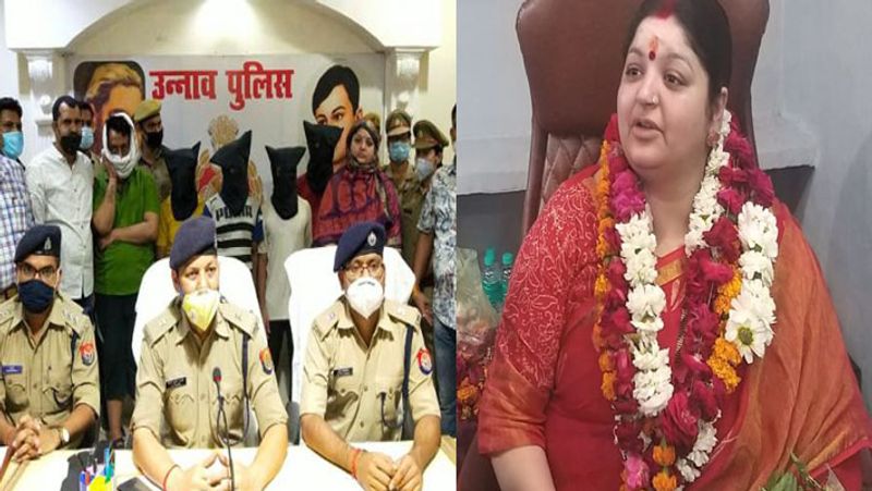 Police arrested famous lady don of unnao who killed journalist by shooters kpl