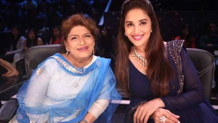 Madhuri Dixit Dance guru And veteran choreographer saroj khan Passed Away due to cardiac arrest KPY Madhuri Dixit Dance guru And veteran choreographer saroj khan Passed Away due to cardiac arrest KPY
