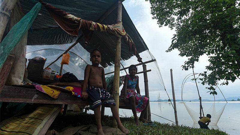 Monsoon india, Pictures showing the good and bad conditions of rain kpa
