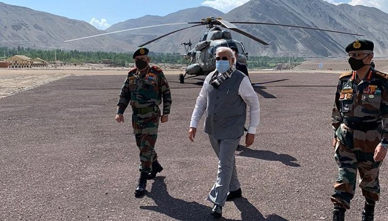 Unmaskingchina PM Modis visit to Ladakh border