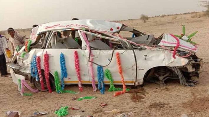 Jaisalmer News: groom injured in a car accident died during treatment kpa Jaisalmer News: groom injured in a car accident died during treatment kpa