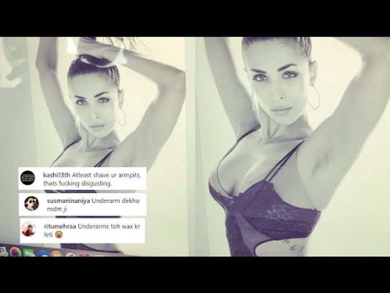 When Malaika Arora's unshaved underarms made headlines
