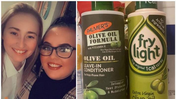 Fed fiancee food laced with conditioner instead of olive oil for a week Fed fiancee food laced with conditioner instead of olive oil for a week