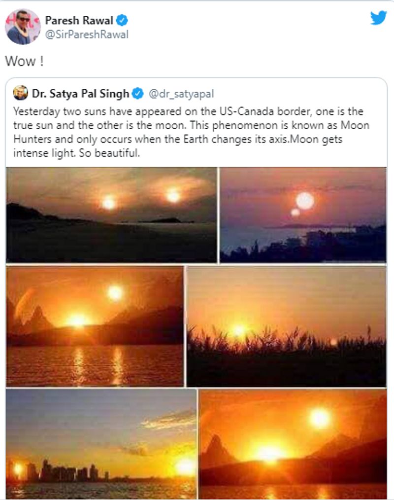 hunters moon an old set of images shared with false claims kpt