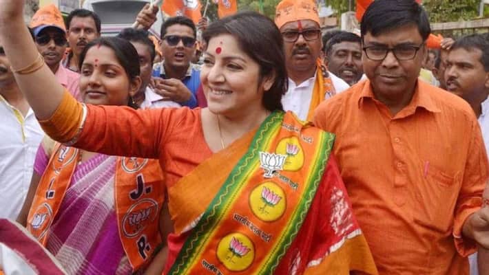 bjp mp locket Chatterjee writes letter to Amit shah over use chemical nabanna protest bsm bjp mp locket Chatterjee writes letter to Amit shah over use chemical nabanna protest bsm