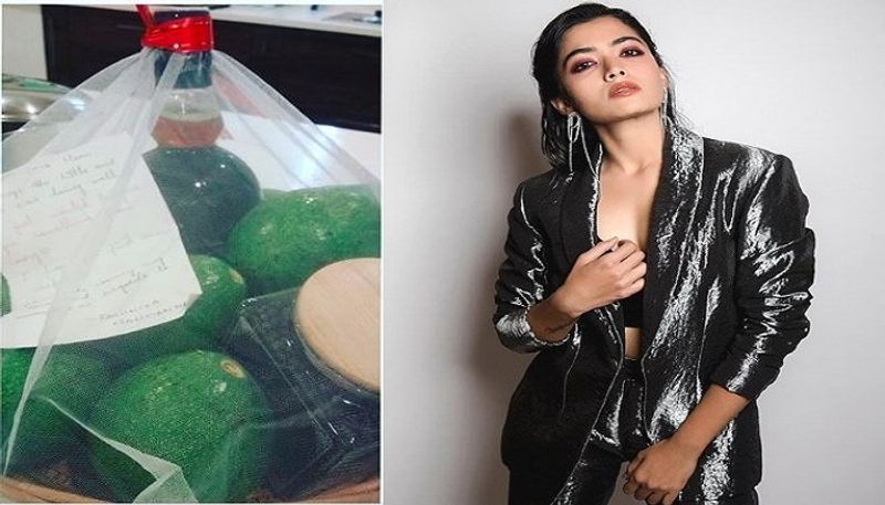 Actress Rashmika Mandanna monsoon gift to Namrata Shirodkar