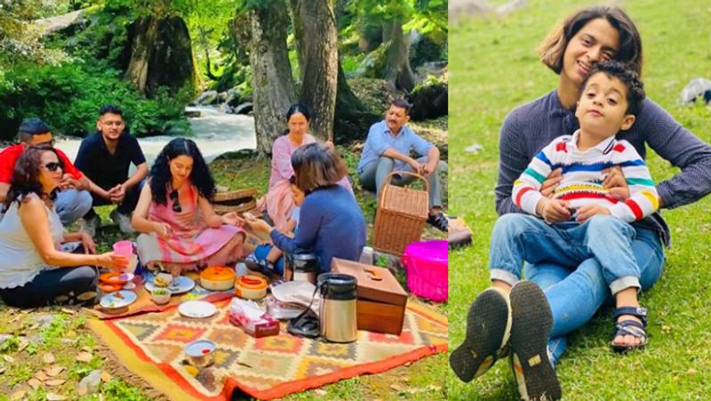 Kangana Ranaut Enjoying Picnic with Family at Manali KPG
