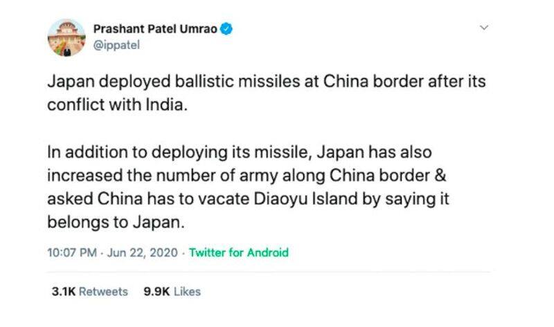 Fact Check of Japan deploy missiles to counter Chinese Threat after Indo China Standoff