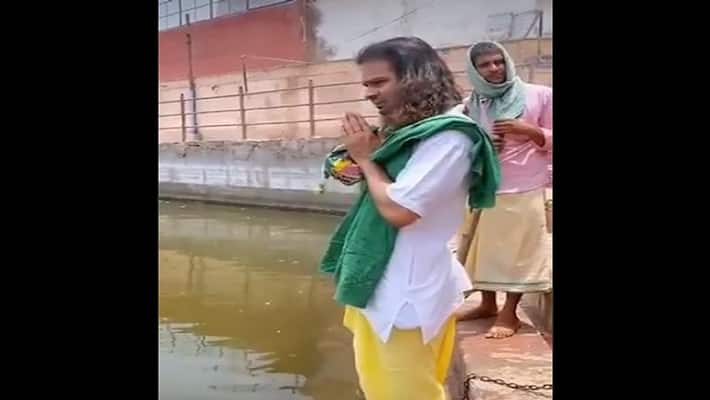 Tej Pratap, son of Lalu Prasad Yadav, who has been roaming for 7 days in Mathura, posted this video on Twitter ASA Tej Pratap, son of Lalu Prasad Yadav, who has been roaming for 7 days in Mathura, posted this video on Twitter ASA