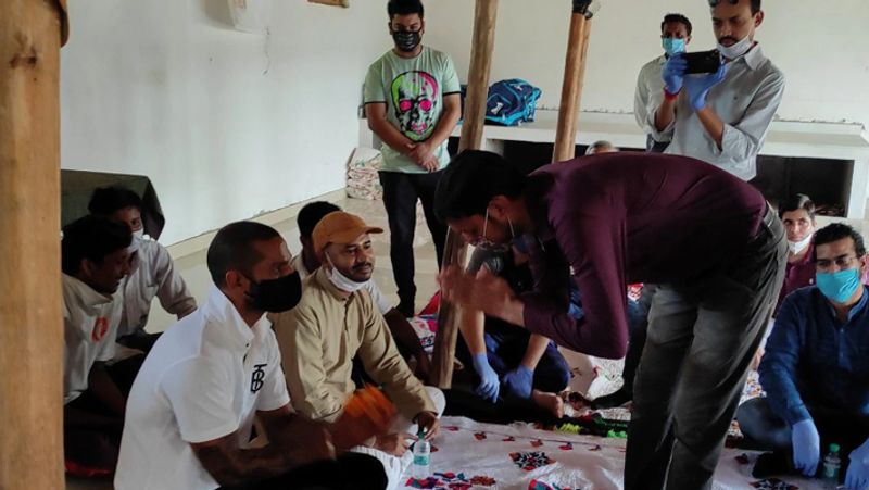 Covid 19 Shikhar Dhawan gives surprise to visit pakistani hindu refugees camps And donate toilet Cricket kit Also KPY
