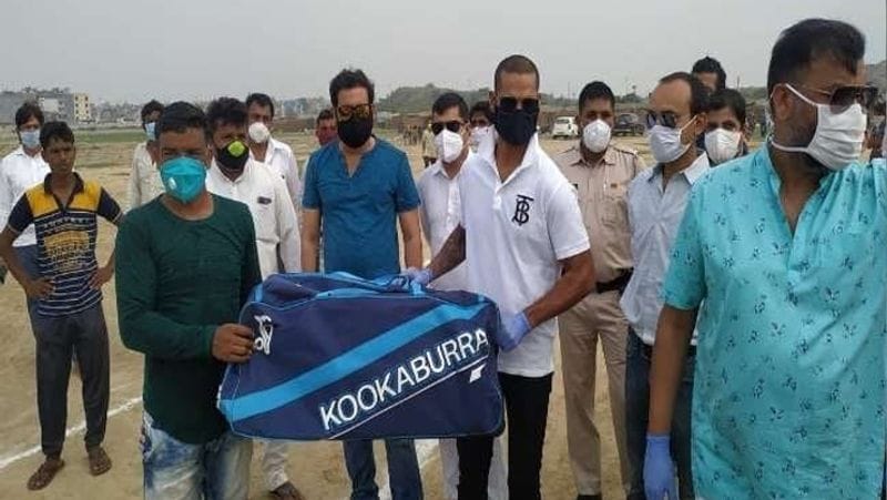 Covid 19 Shikhar Dhawan gives surprise to visit pakistani hindu refugees camps And donate toilet Cricket kit Also KPY